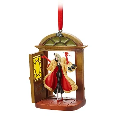 Image of Disney Cruella Devil Sketchbook Ornament 101 Dalmatians