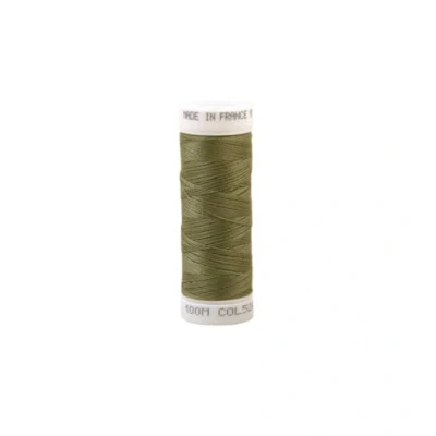 Image of Polyester Sewing Thread 100 m Made in France Lime Green 524
