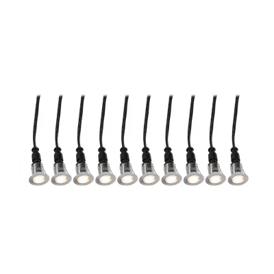 Image of M Lite IP67 LED Decking Light Kit 7.5W (Pack of 10) Aurora