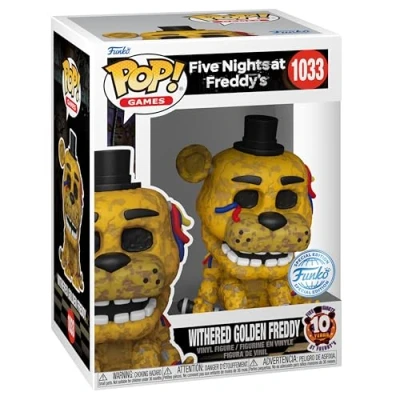 Image of Funko Pop! Games: Five Nights At Golden Freddy&#039;s (FNAF) Withered Gldn Frdy Collectable Vinyl Figure Gift Idea Official Merchandise Toys for Kids &amp; Adults