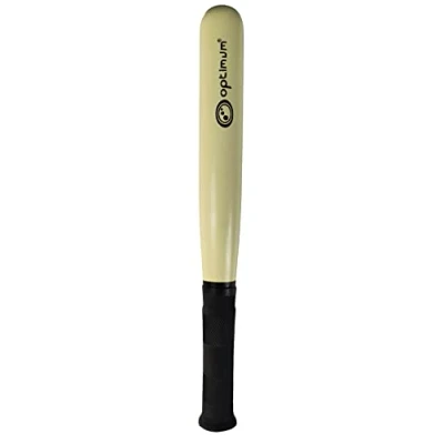 Image of Optimum Rounders Bat with Non Slip Grip Robust Wooden Design Ideal for School Sports, Garden Play &amp; Beach Fun. 18 inches