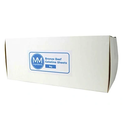 Image of Leaf Gelatine Beef Bronze 1KG (Approx 300 sheets)