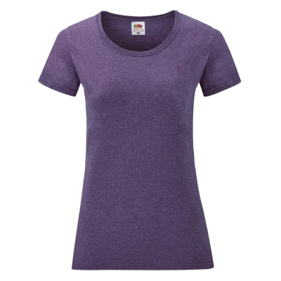 Image of Fruit Of The Loom 61372 women&#039;s T shirt in Purple
