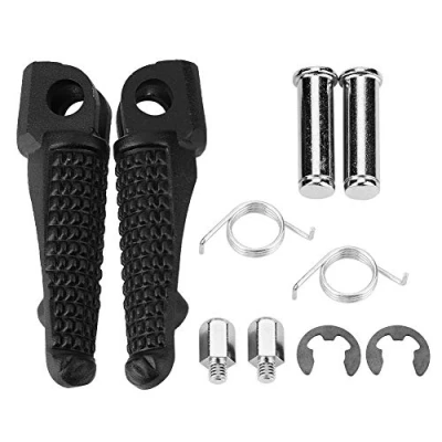 Image of Motorcycle Front foot pegs Footrest Rest Pedal 1Pair Rubber for ZX 6R 7R 9R 10R 12R Z1000+motorcycle foldable pegs+foot kawasaki er6f