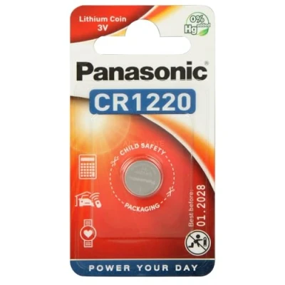 Image of Panasonic Lithium button cell CR 1220