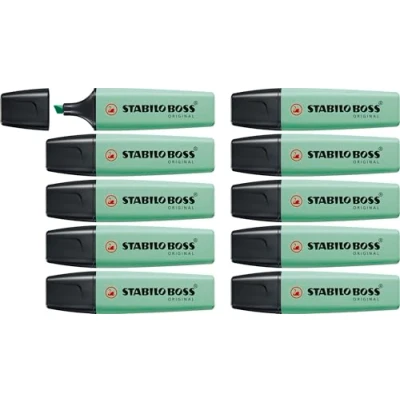 Image of Highlighter STABILO BOSS ORIGINAL Pastel Pack of 1 Hint Mint