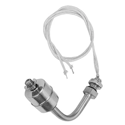 Image of Liquid Level Sensor, 0 220V 75mm Stainless Heat Resistant Steel water Sensor Float switch for Pool Canfloat tank