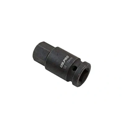 Image of US PRO Tools 1/2&quot; DR Impact Hex Bit Socket M19 X 55mm 3324