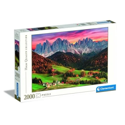 Image of Clementoni 32570 Collection Puzzle Val Di Funes Jigsaw 2000 Pieces, Made In Italy, For Adults