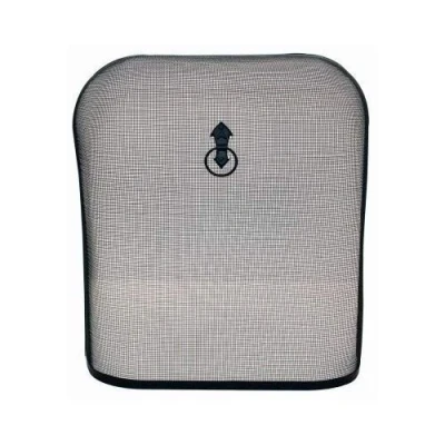 Image of Blackspur Curved Fire Guard Black
