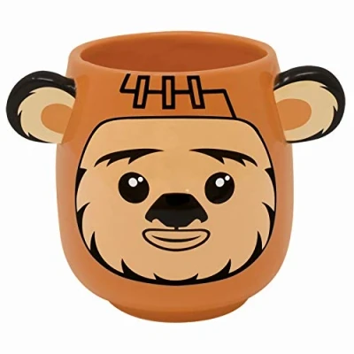 Image of Star Wars SCMG25086 15oz / 450ml 3D Ewok Ceramic Mug,