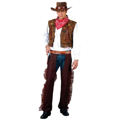 Image of Wicked Costumes Mens Western Cowboy Fancy Dress Costume Medium