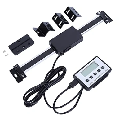 Image of Digital Readout Linear Scale, Akozon Scale Table Measuring Range 0 150mm Accuracy?.05 0.001mm Division value for Milling Machines or Lathes
