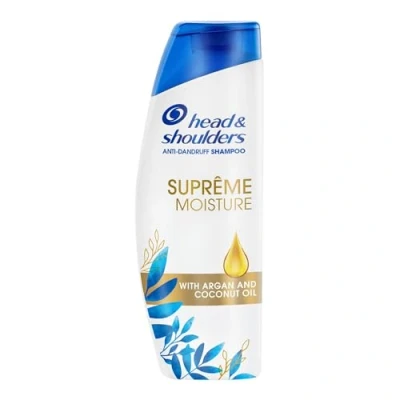Image of Head &amp; Shoulders Moisturising Shampoo Supreme Moisture Dandruff for Soft Hair 6 x 400 ml, Pack of