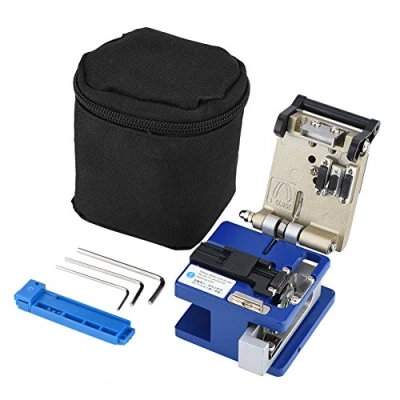 Image of Tosuny 36,000 Cleaves Optic Fiber Wire Cleaver High Precision Cable Stripping Cutter Tools with Bag