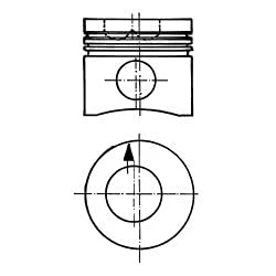 Image of 12188350, 12272091 Repair Set, piston / sleeve KOLBENSCHMIDT 90093961