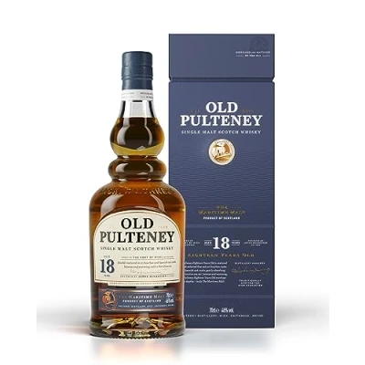 Image of Old Pulteney 18 Year Single Malt Scotch Whisky, 70 cl
