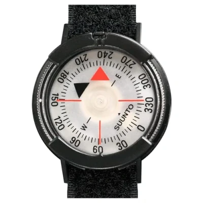 Image of Suunto Compass M 9 NH, Northern Hemisphere, With Velcro Wristband, SS004403001,Black