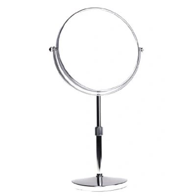 Image of HIMRY Stand Height Adjustable 5x Magnification, 8 Inch, Mirror 360 rotating chrome Shaving Bathroom Vanity Normal + KXD3114
