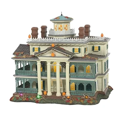 Image of Department 56 Snow Village Halloween Disneyland Haunted Mansion