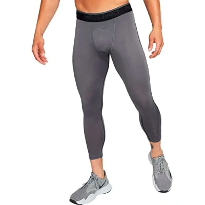 Image of Nike DD1919 M NP DF 3QT Tight Leggings Mens Iron Grey/Black/Black S