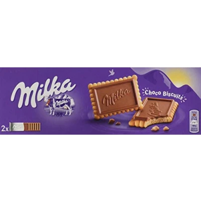 Image of Milka Chocolate Biscuits 150g, Pack of 4
