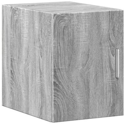 Image of vidaXL Wall Cabinet Grey Sonoma 30x42.5x40 cm Engineered Wood