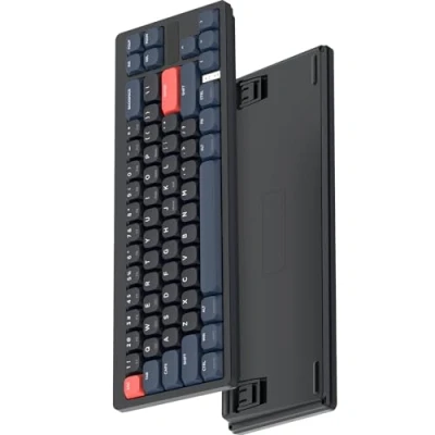 Image of MAGIC REFINER RKL680 Ultra thin Wireless Mechanical Keyboard, 60% Percent Gaming Apex Pro Mini 2.4Ghz/Bluetooth 5.0 Dual Mode, 68 Keys Low Profile Clicky Blue Switch for Win/MAC/Tablet