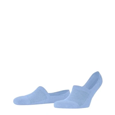 Image of Burlington Men&#039;s Athleisure M IN Soft Breathable Quick Drying No Show Plain 1 Pair Liner Socks, Blue (Bleue 6543), 8.5 11