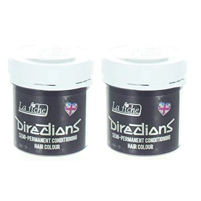 Image of La Riche Directions Semi Permanent Hair Colour Dye x2 Pack Deep Purple