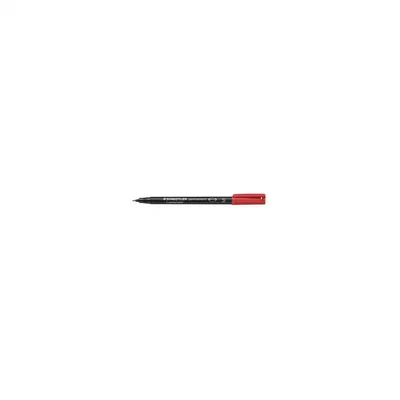 Image of STAEDTLER 313 2 Lumocolor Permanent Pen, Superfine Line Width, 0.4mm Red (Box of 10)