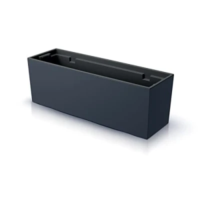Image of Prosperplast Urbi Case Balcony Planter, Dimensions (mm) 580 x 180 195, Anthracite, 58 18 19,5 cm