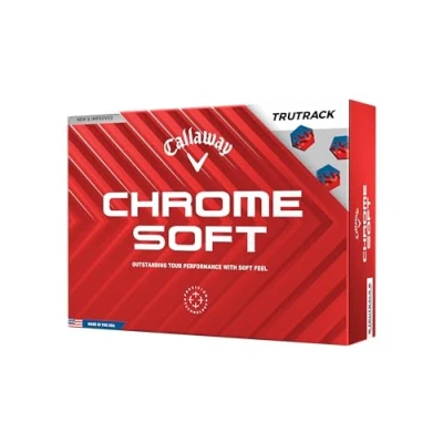 Image of Callaway Golf Chrome Soft Premium Tour Ball 2024 White True Track