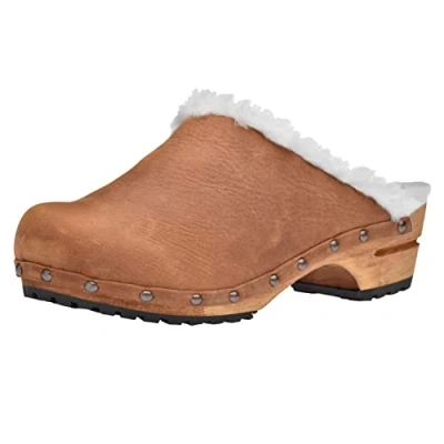Image of Sanita HESE OPEN Clogs, Women&#039;s, Size: 5, Chestnut Nubuck