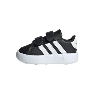Image of adidas Unisex Kids Grand Court 2.0 Shoes Tennis Shoes, Cblack Ftwwht Cblack, 6.5 UK