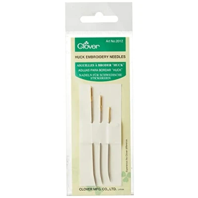 Image of Clover Huck Embroidery Needles, Gold/Silver, 2
