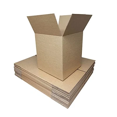 Image of Schott Packaging 5x Large Mailing Packing Double Wall Cardboard Boxes 20&quot; x Cube (508mm 508mm 508mm) Ideal for Storage, Moving, Mailing, Shipping, Walled 5 Pack