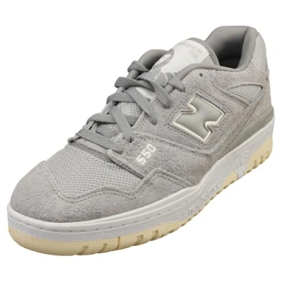Image of New Balance Men&#039;s BB550 Sneaker, Grey Suede, 8