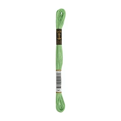 Image of Anchor Embroidery Thread, Cotton, 00241 Pale Green, zartgrün