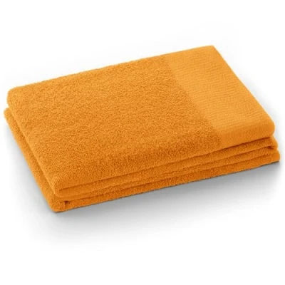 Image of AmeliaHome 70x140 cm Bath Towel 100% Cotton Absorbent Orange Amari
