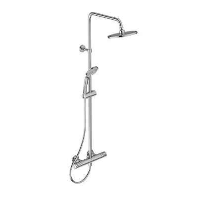Image of Ideal Standard Ceratherm T25 Thermostatic Dual Shower Mixer, Chrome, A7209AA