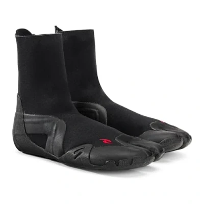 Image of RIP CURL Mens Omega 3mm Split Toe Wetsuit Boots Boot Black