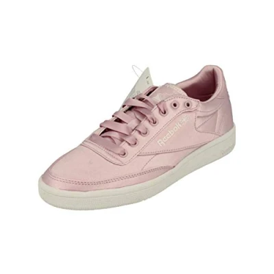 Image of Reebok Classic Club C 85 Satin Womens Purple Trainers Size UK 7.5