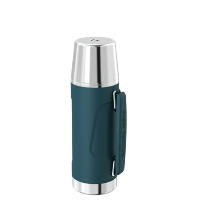 Image of Super Sparrow Stainless Steel Water Bottle Wide Mouth Vacuum Insulated Flask 750ml BPA Free ThermosBottle Leakproof Lid Doubles as Cup