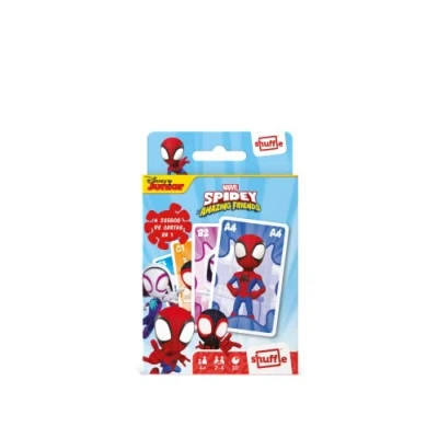 Image of Shuffle 4+1 Marvel Spidey and Amazing Friends New Character Children&#039;s Card Deck