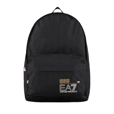 Image of EA7 Emporio Armani Train CORE Backpack Unisex Rucksack, Size: One Size, Black/gold