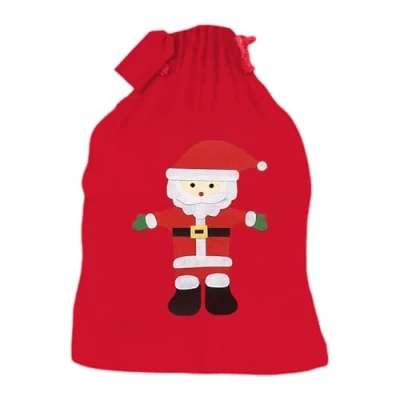 Image of 1ABOVE Deluxe Felt Christmas/Xmas Santa Sack with on the sack. Ideal Pre (JUMBO)