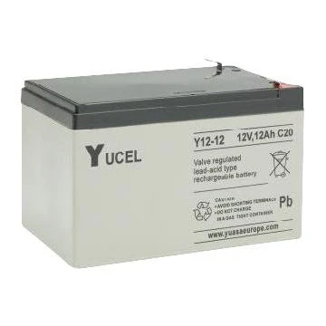 Image of YUASA Y12 12 BATTERY LEAD ACID 12V 12AH YUCEL [1] Pro Series (Epitome Verified)