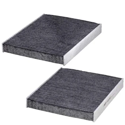 Image of 64116809933, 64119163329, 64119272642, 64119378649, 9163329 Pollen Filter HENGST E2978LC 2 Activated Carbon 248mm 206mm 30mm