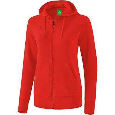 Image of Erima Hooded Sweat Jacket Red, 34